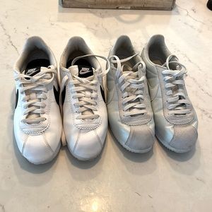 Two pairs of Nike shoes